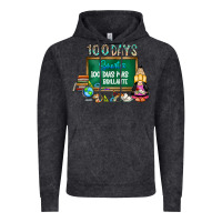 Vintage Black 100 days smarter 100 dias mas brillante Vintage Hoodie - SublimationCraftShop