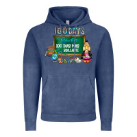 Vintage Denim 100 days smarter 100 dias mas brillante Vintage Hoodie - SublimationCraftShop