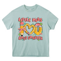 Arona little miss 100 days smarter Heavy Core Tee - MaliasSmallBusiness