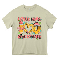 Mossy little miss 100 days smarter Heavy Core Tee - MaliasSmallBusiness