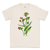 Natural Tassel Flower Illustrations Classic Tee - LillyAllenDesigns