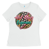 White hot mess express Ladies Tee - MaliasSmallBusiness