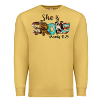 She Is Strong Proverbs 31 25 Premium Sweatshirt | Teevron