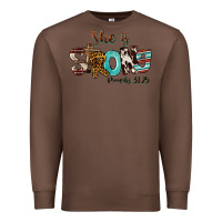 Chestnut She Is Strong Proverbs 31 25 Premium Sweatshirt - FaDigitalArtStudio