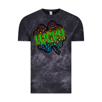Cloud Black lucky st patrick s day Vintage Tee - Artiststas
