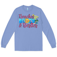 Colony Blue Beaches boozy besties Summer Long Sleeve Tee - NancyCooperArtShop