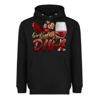 Black birthday diva Heavyweight Hoodie - BundleAndBundleShop