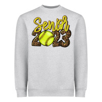 Heather Grey 2023 senior Softball Heavyweight Sweatshirt - HowdyJamesFarm