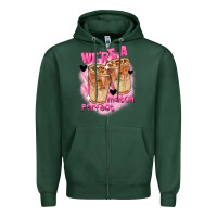 Sports Green We're a perfect match Valentine's Day Zipper Hoodie - FaDigitalArtStudio