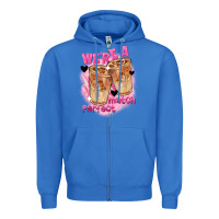 True Royal We're a perfect match Valentine's Day Zipper Hoodie - FaDigitalArtStudio