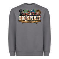 Storm Small town big spirit Baseball Heavyweight Sweatshirt - HowdyJamesFarm