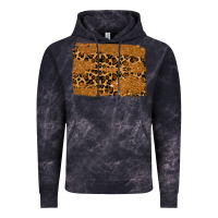 Cloud Black leopard glitter background Vintage Hoodie - RanaPortraitStore