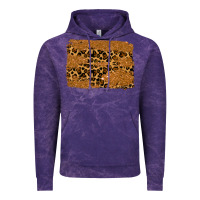 Cloud Purple leopard glitter background Vintage Hoodie - RanaPortraitStore