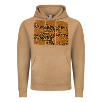 Vintage Camel leopard glitter background Vintage Hoodie - RanaPortraitStore