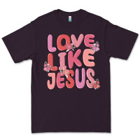 Plum love like jesus Premium Tee - MaliasSmallBusiness
