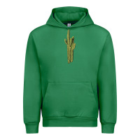 Emerald saguaro cactus Urban Hoodie - LillyAllenDesigns