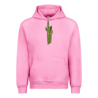 Fuchsia Pink saguaro cactus Urban Hoodie - LillyAllenDesigns