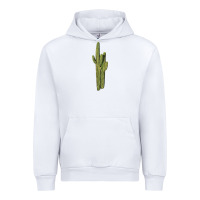 White saguaro cactus Urban Hoodie - LillyAllenDesigns