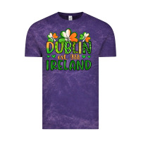 Cloud Purple dublin ireland st patrick s day Vintage Tee - Artiststas