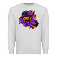 Dove Grey halloween pumpkin patch  1 Premium Sweatshirt - BundleAndBundleShop