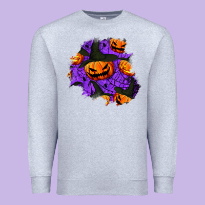 Halloween Pumpkin Patch  1 Premium Sweatshirt Designed By Bundleandbundleshop