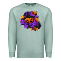 Seafoam halloween pumpkin patch  1 Premium Sweatshirt - BundleAndBundleShop