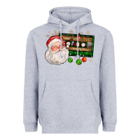 Heather Grey santa cassette Heavyweight Hoodie - FaDigitalArtStudio