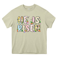 Mossy he is risen Heavy Core Tee - MaliasSmallBusiness