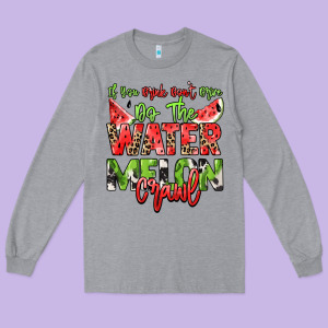 If You Drink Don't Drive Do The Watermelon Crawl Long Sleeve Tee Designed By Nancycooperartshop