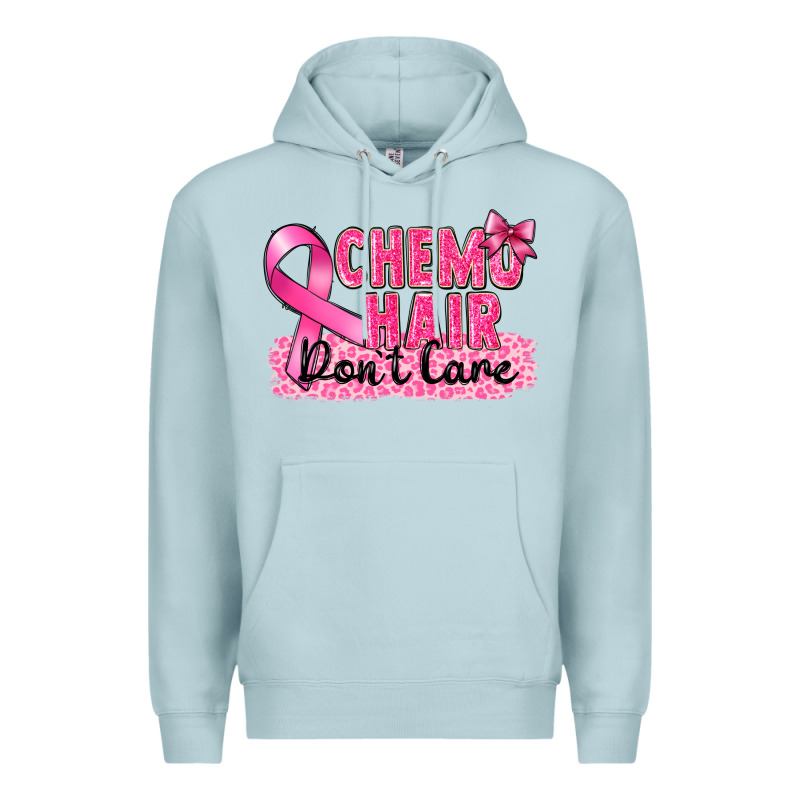 Breast Cancer Chemo Hair Don't Care Premium Hoodie by FaDigitalArtStudio | Teevron