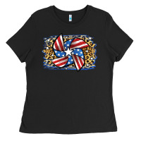 Black 4th of July Pinwheel Ladies Tee - Jasminsmagicworld