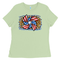 Matcha 4th of July Pinwheel Ladies Tee - Jasminsmagicworld