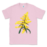 Bubblegum Pink Botanical Goldenrod Illustrations Classic Tee - LillyAllenDesigns