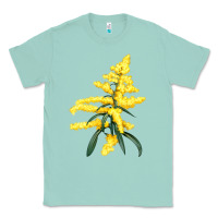 Seafoam Botanical Goldenrod Illustrations Classic Tee - LillyAllenDesigns