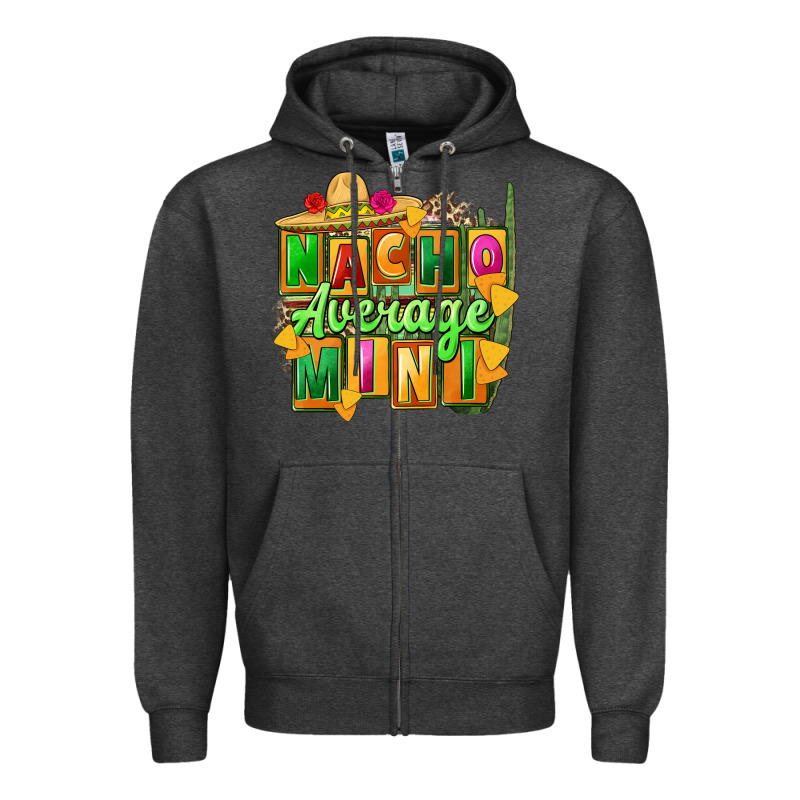 Nacho Average Mini Zipper Hoodie by FaDigitalArtStudio | Teevron