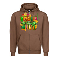 Chestnut Nacho average mini Zipper Hoodie - FaDigitalArtStudio