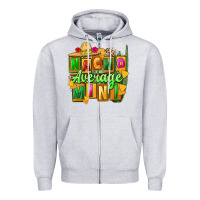 Heather Grey Nacho average mini Zipper Hoodie - FaDigitalArtStudio