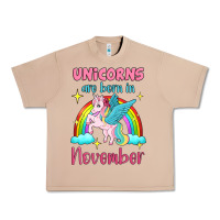 Burro unicorns are born in november Urban Heavy Tee - Jasminsmagicworld