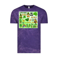 Cloud Purple st patrick's day Vintage Tee - Artiststas