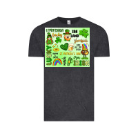Vintage Black st patrick's day Vintage Tee - Artiststas