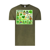 Vintage Olive st patrick's day Vintage Tee - Artiststas