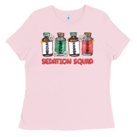 Bubblegum Pink sedation squad Ladies Tee - MaliasSmallBusiness