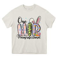 Cream one hip paraprofessional Heavy Core Tee - MaliasSmallBusiness