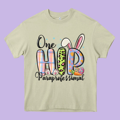 One Hip Paraprofessional Heavy Core Tee Designed By Maliassmallbusiness