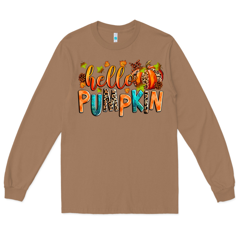 Hello Pumpkin Long Sleeve Tee by RanaPortraitStore | Teevron