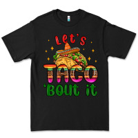 Black let s taco bout it Premium Tee - MaliasSmallBusiness