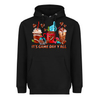 Black american football coffee cups Heavyweight Hoodie - FaDigitalArtStudio