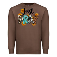 Chestnut Just Pray Premium Sweatshirt - FaDigitalArtStudio