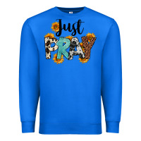 True Royal Just Pray Premium Sweatshirt - FaDigitalArtStudio