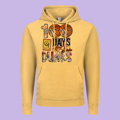 100 Of Days Slam Dunks Vintage Hoodie Designed By Sublimationcraftshop
